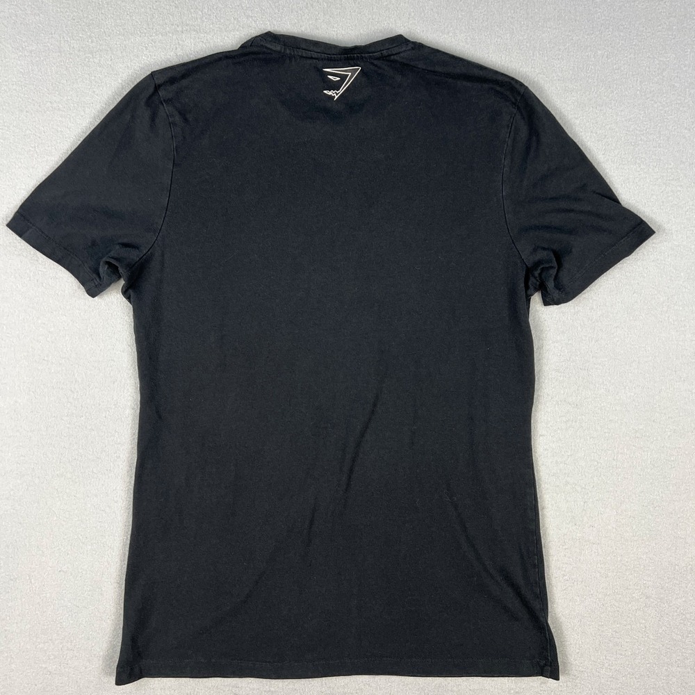Gymshark T Shirt Womans Medium Training Gym Spellout Black Active Workout‎